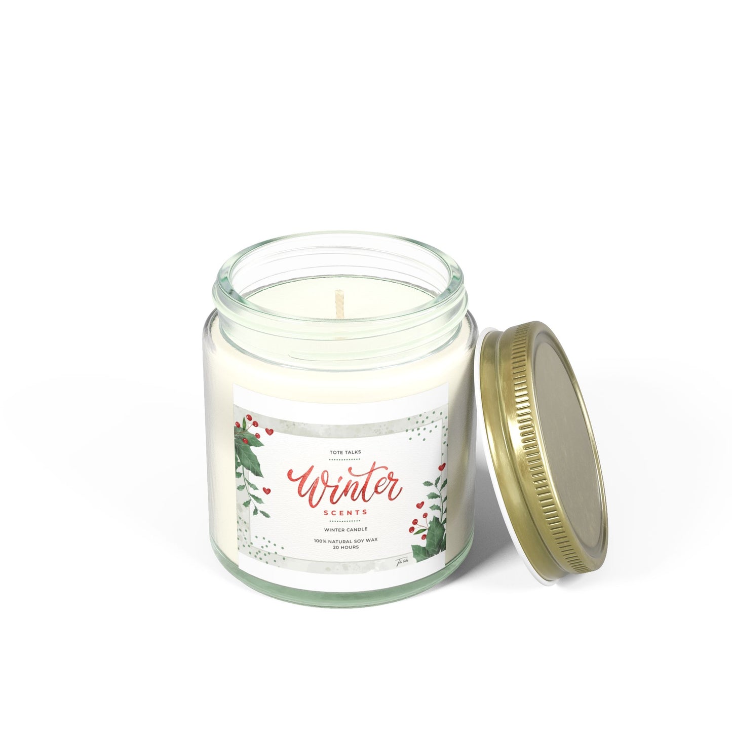 Scented Candles, Coconut Apricot Wax (4oz, 9oz)