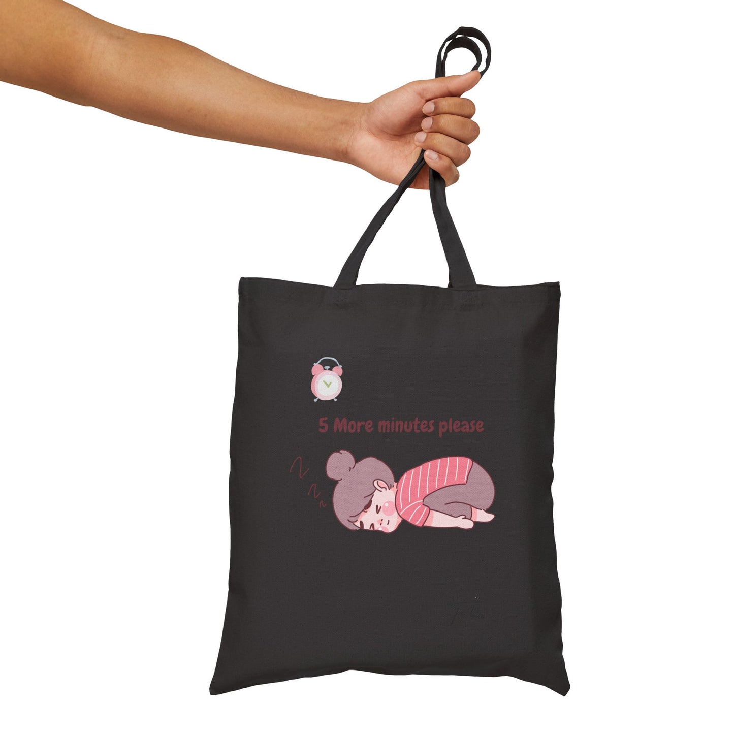Sleep Cotton Canvas Tote Bag
