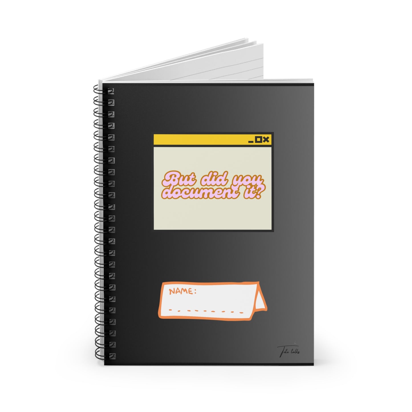 Document Spiral Notebook - Ruled Line