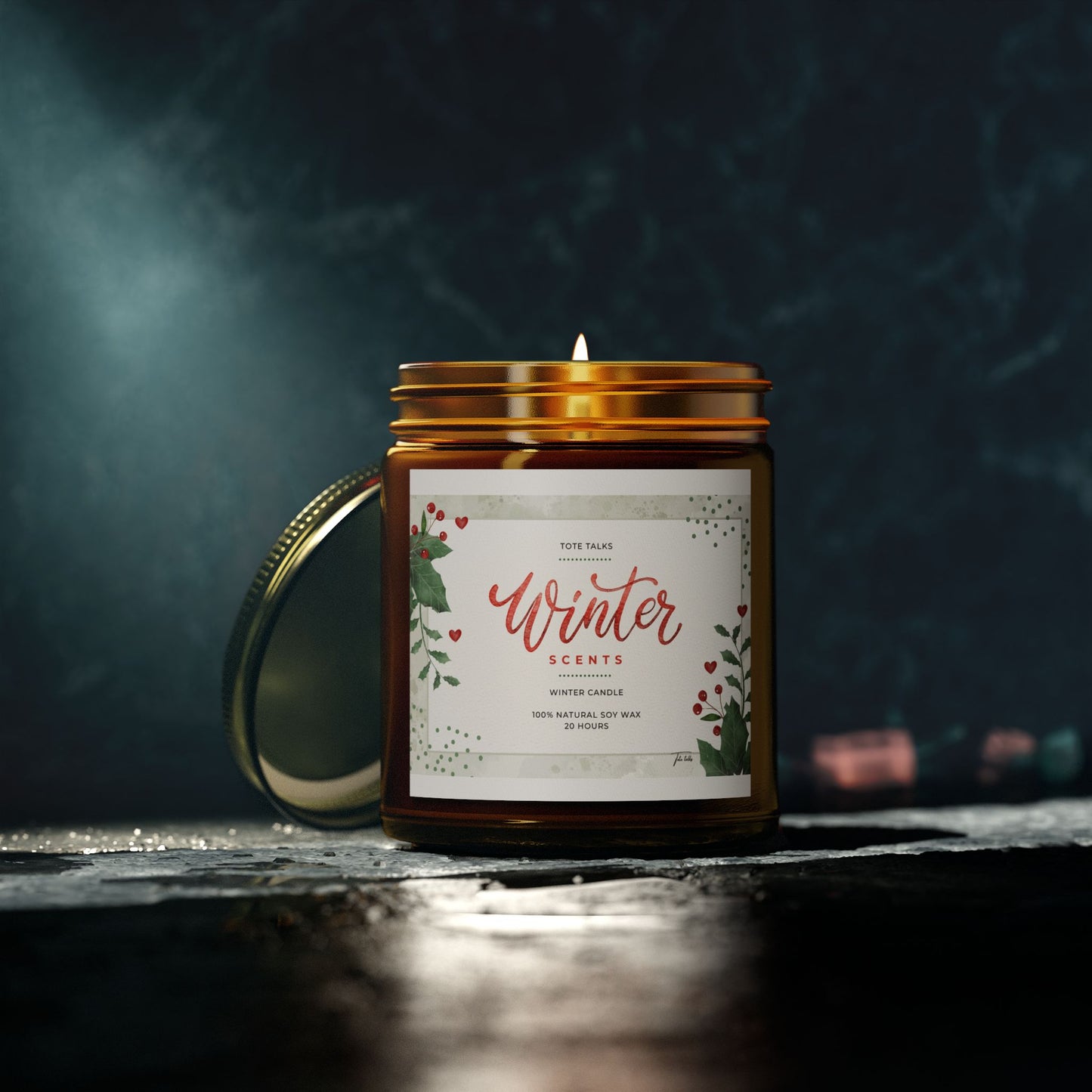 Scented Candles, Coconut Apricot Wax (4oz, 9oz)