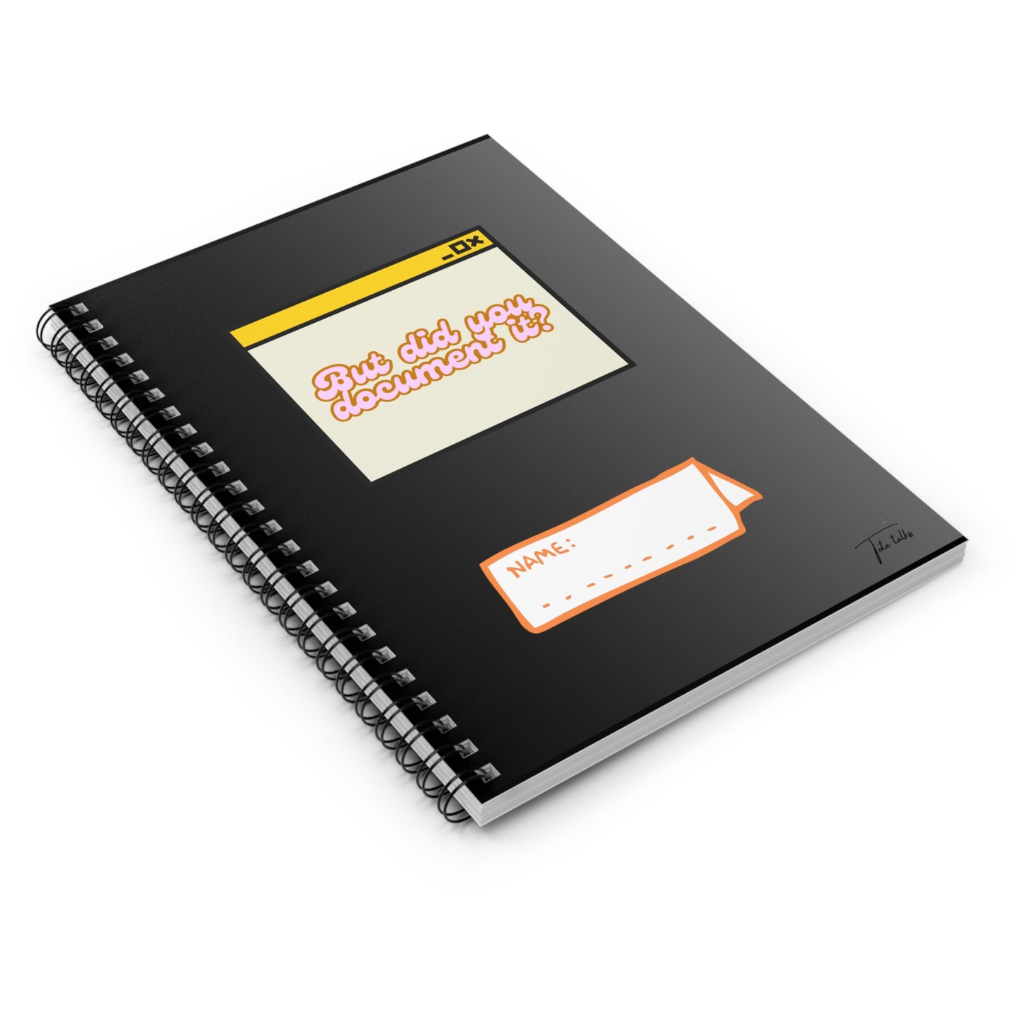 Document Spiral Notebook - Ruled Line