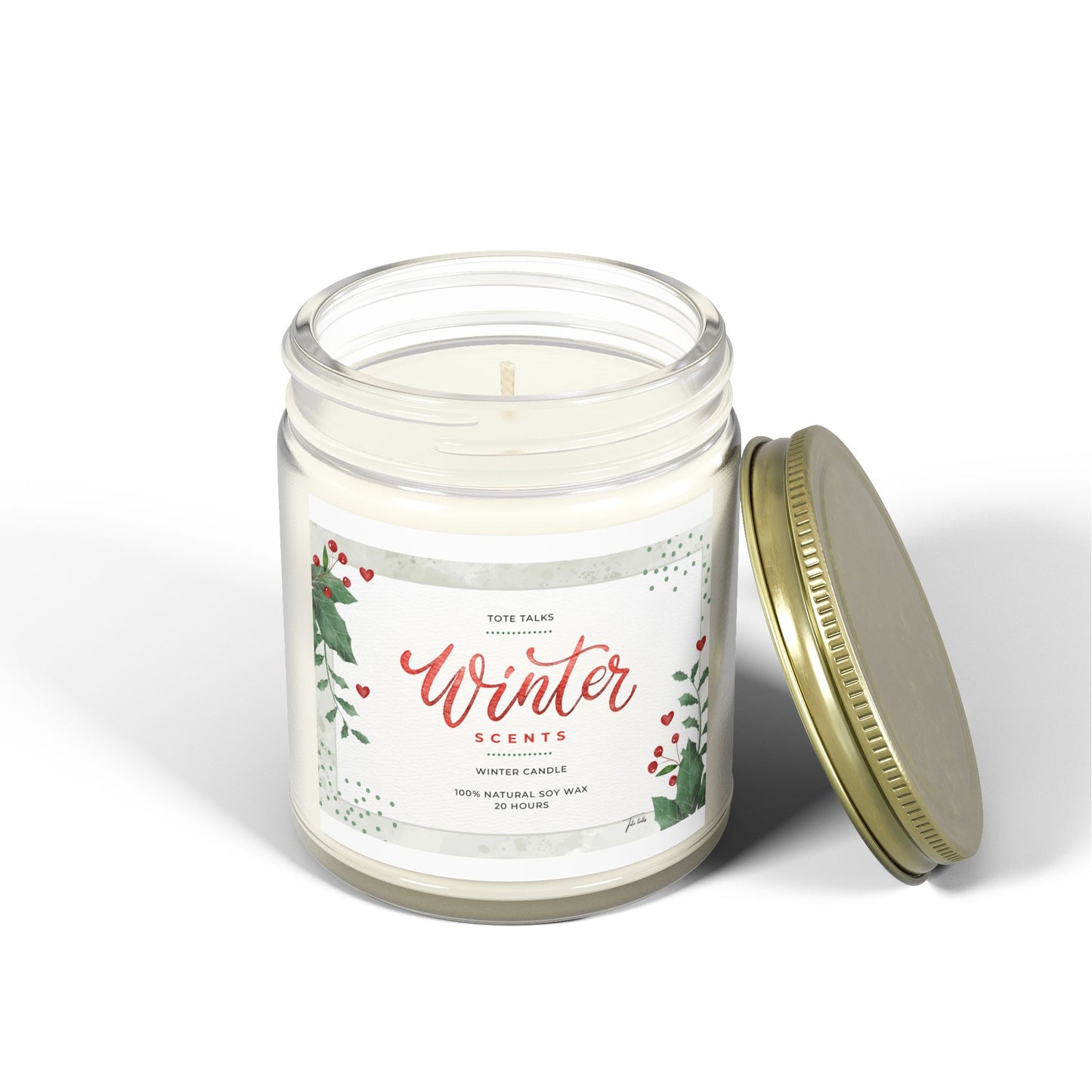 Scented Candles, Coconut Apricot Wax (4oz, 9oz)