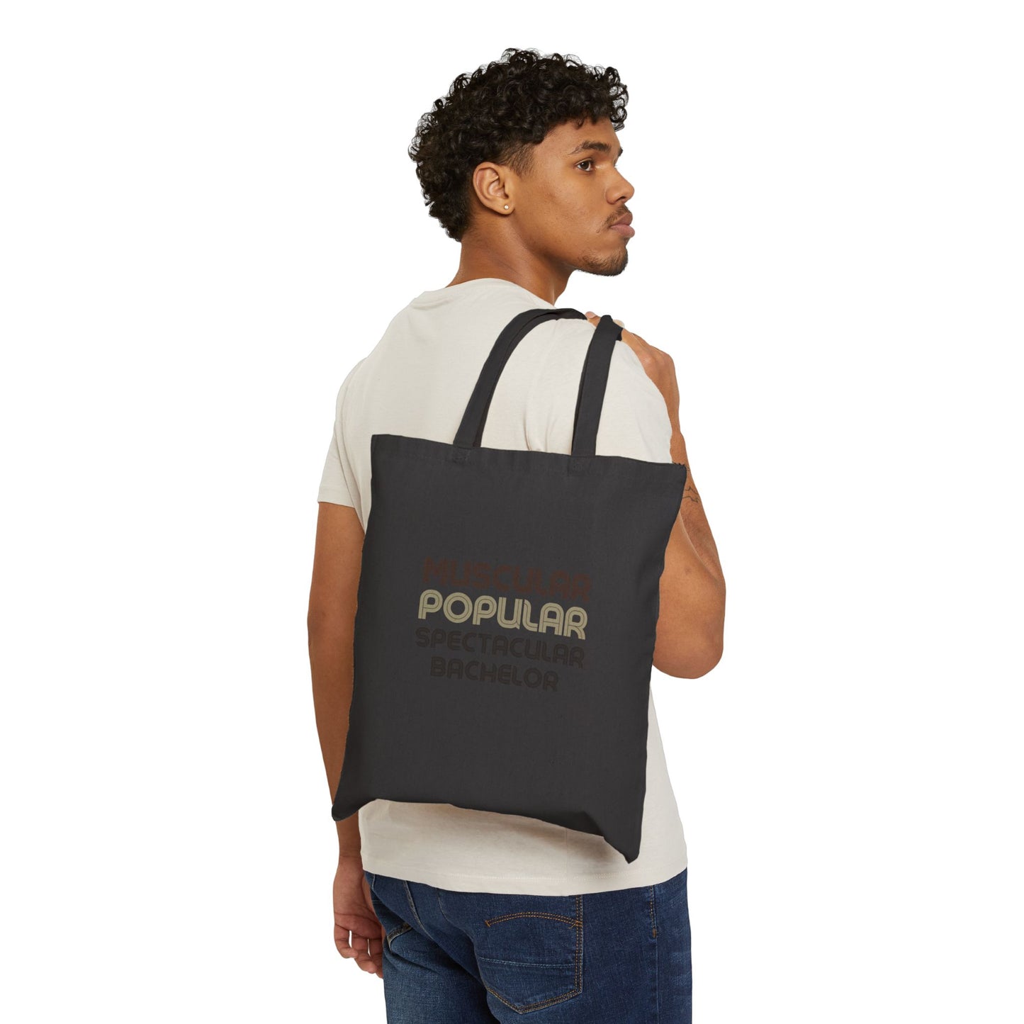 Men Cotton Canvas Tote Bag