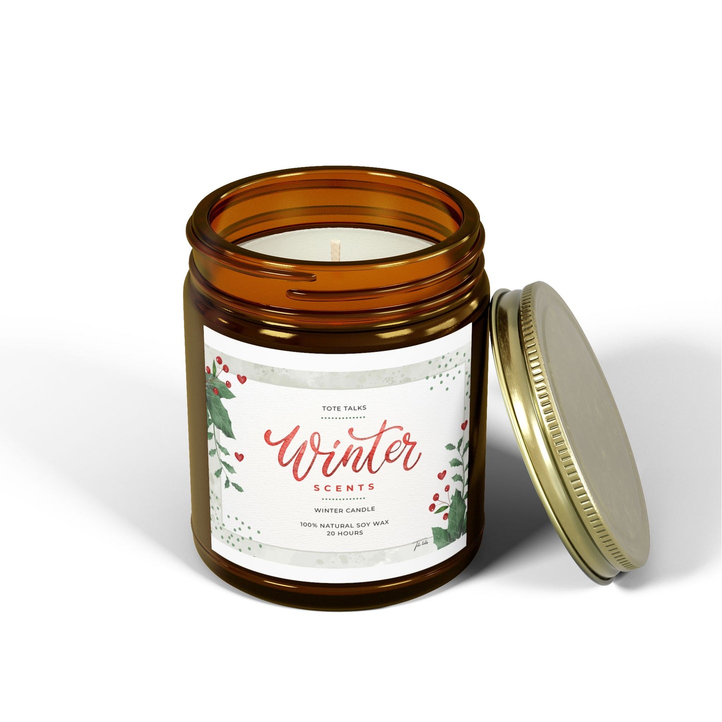 Scented Candles, Coconut Apricot Wax (4oz, 9oz)