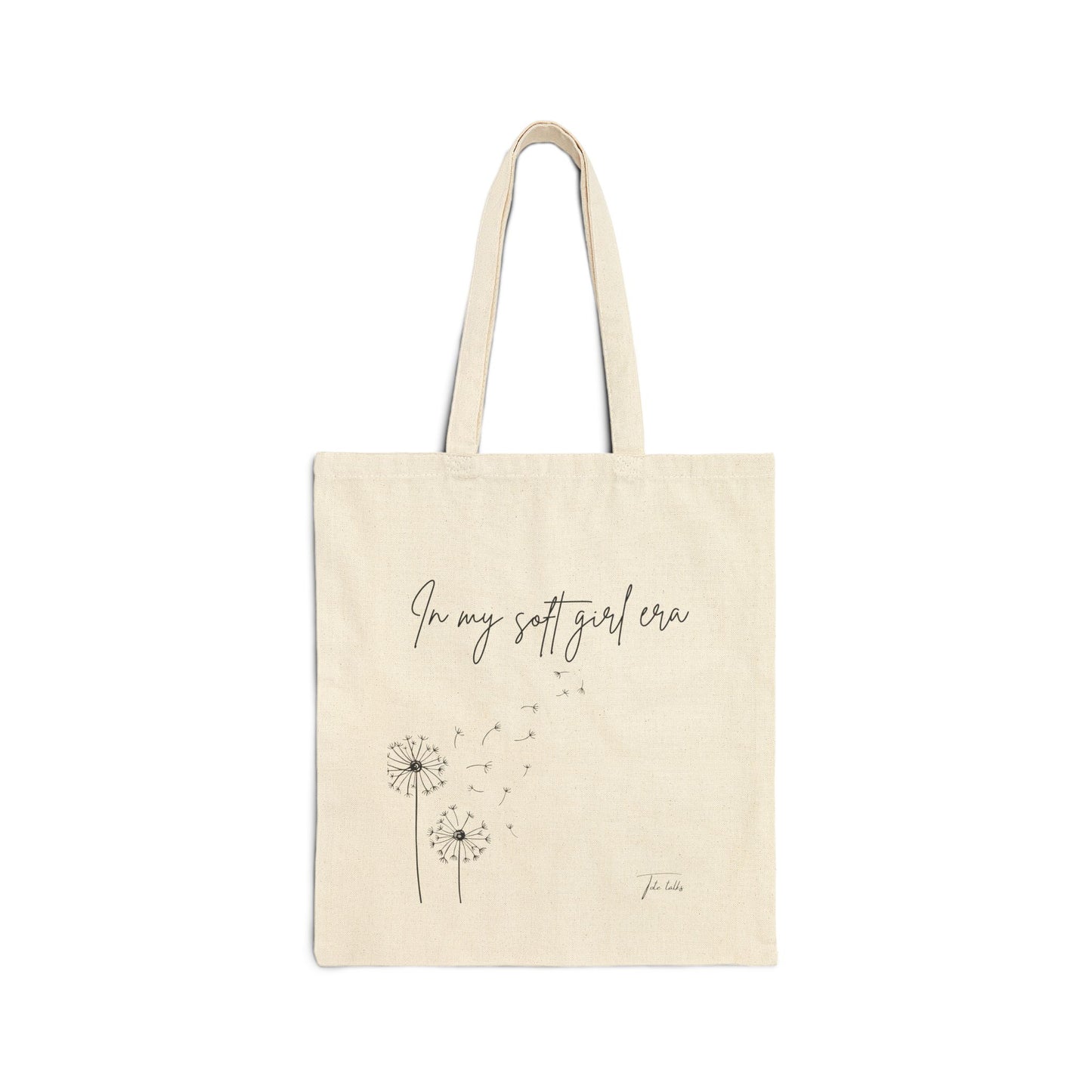 Soft Girl Cotton Canvas Tote Bag