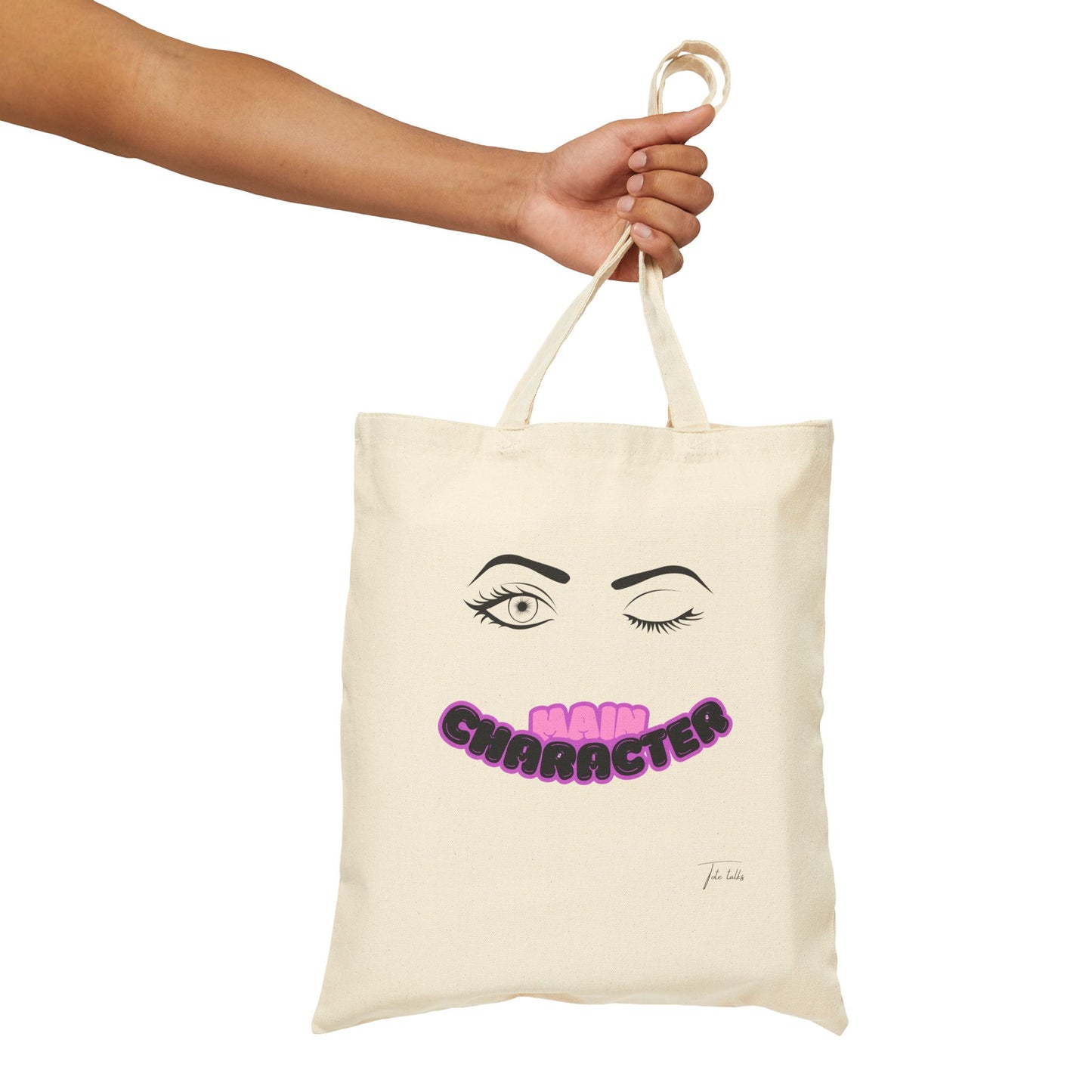 Main Character Cotton Canvas Tote Bag