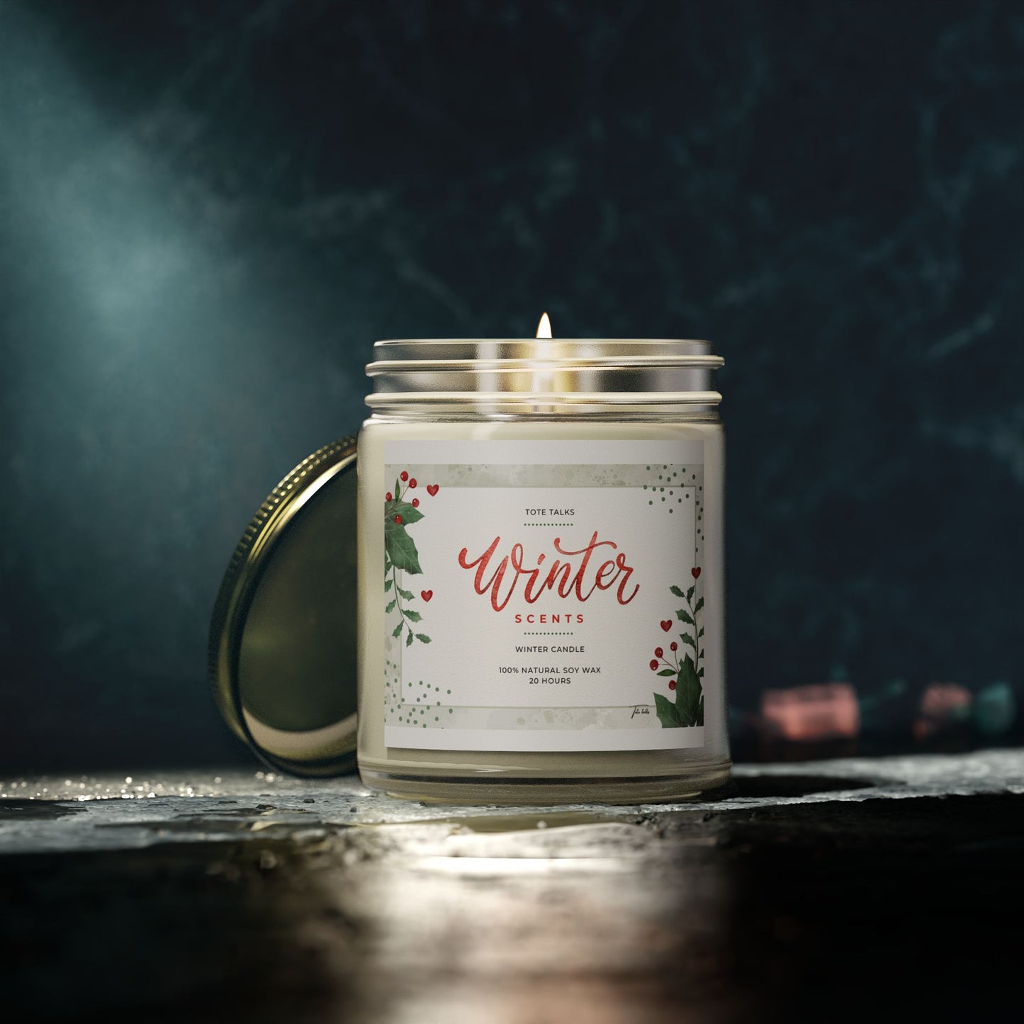 Scented Candles, Coconut Apricot Wax (4oz, 9oz)