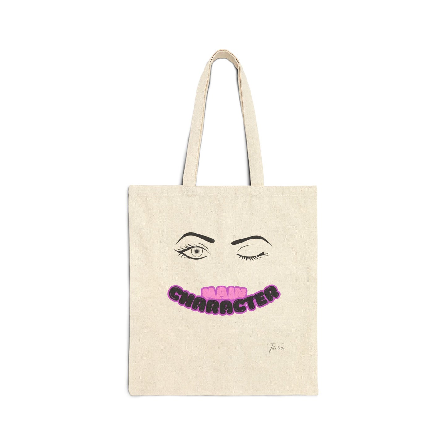 Main Character Cotton Canvas Tote Bag