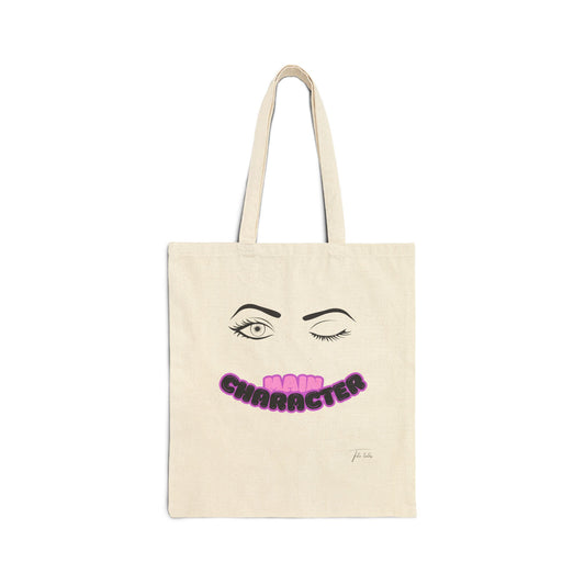 Main Character Cotton Canvas Tote Bag