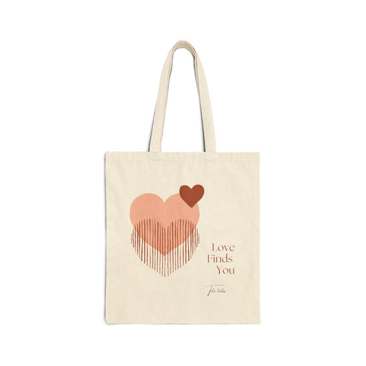 Love Cotton Canvas Tote Bag