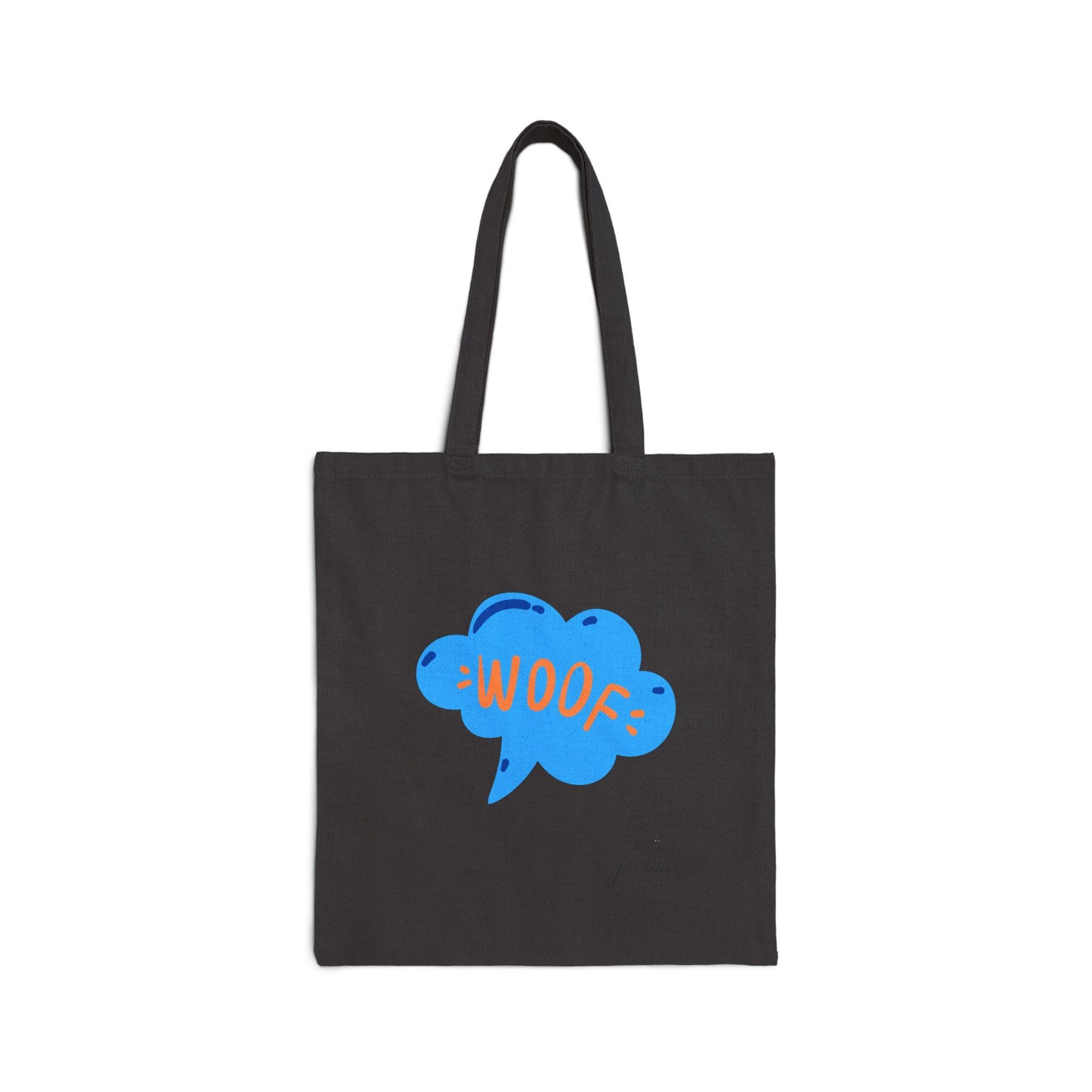 Woof Cotton Canvas Tote Bag