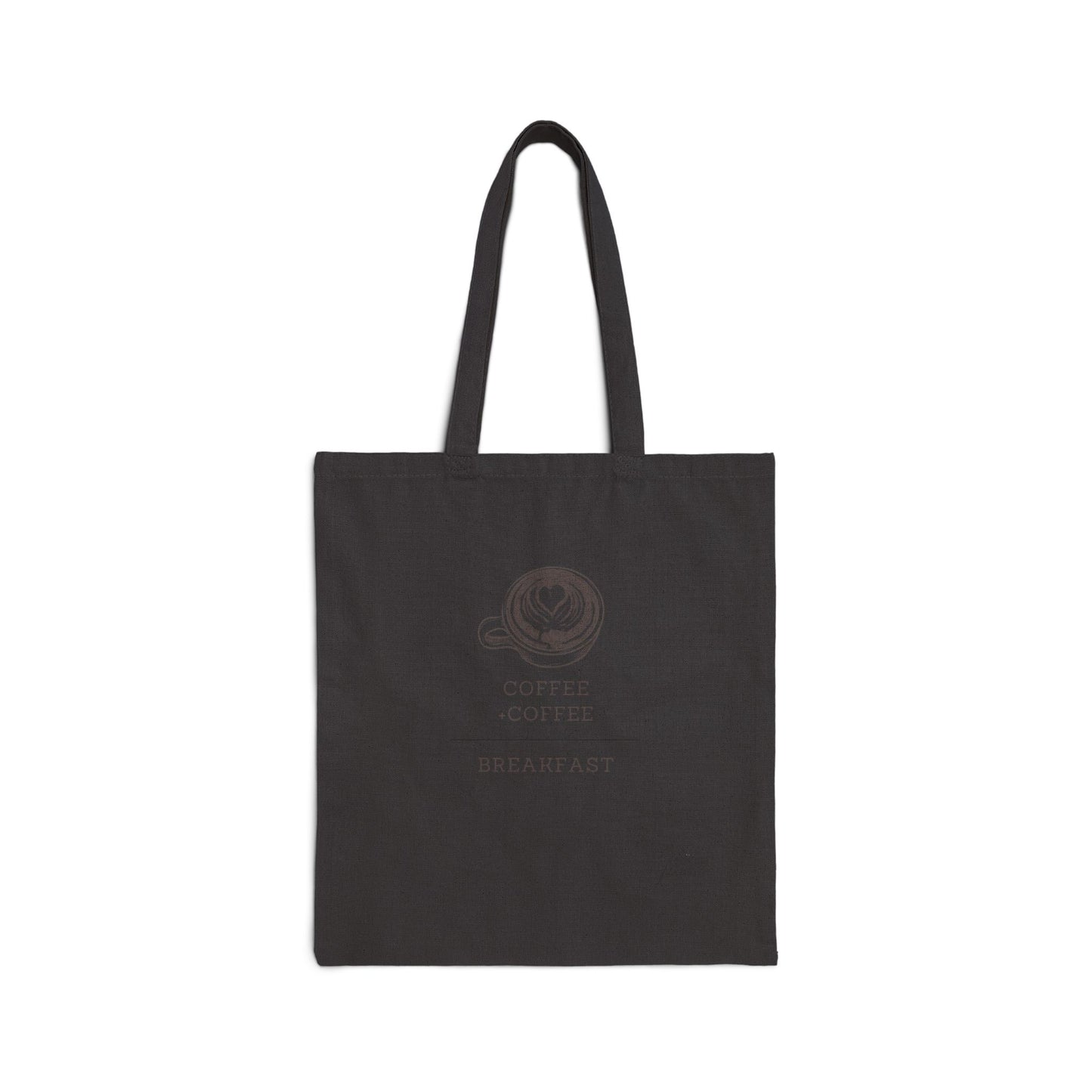 Coffee Cotton Canvas Tote Bag