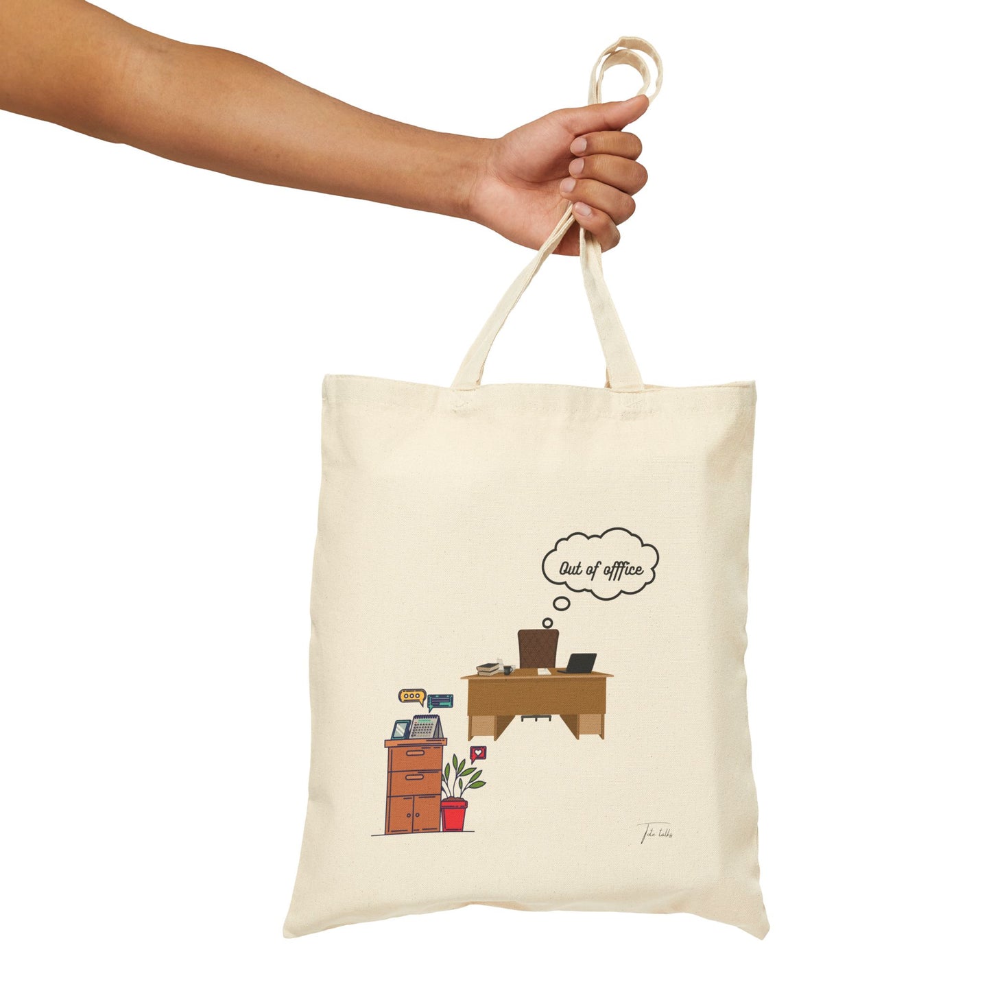 OOO Cotton Canvas Tote Bag